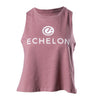 Echelon Women's Stacked Logo Cropped Muscle Tank