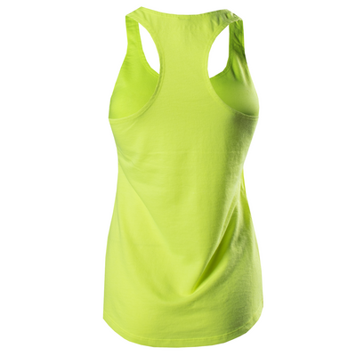 Heather Yellow racerback tank back